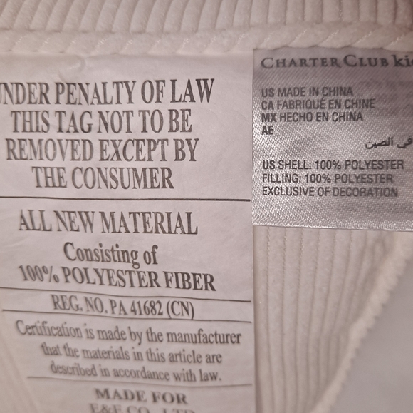 Rainbow Decorative Pillow Corduroy Style NWT All Ages 9" X 16" - Picture 7 of 7